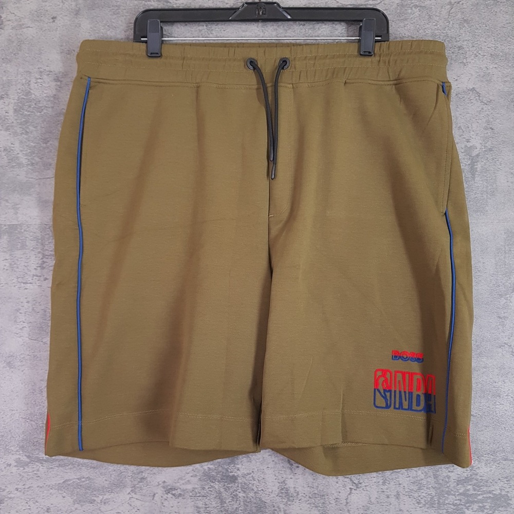 BOSS By Hugo Boss NBA‎ Basketball Shorts Mens 3XL Olive Green
